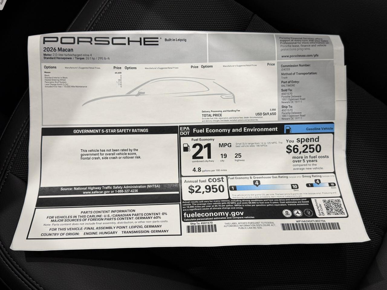 2026 Porsche Macan Newark DE