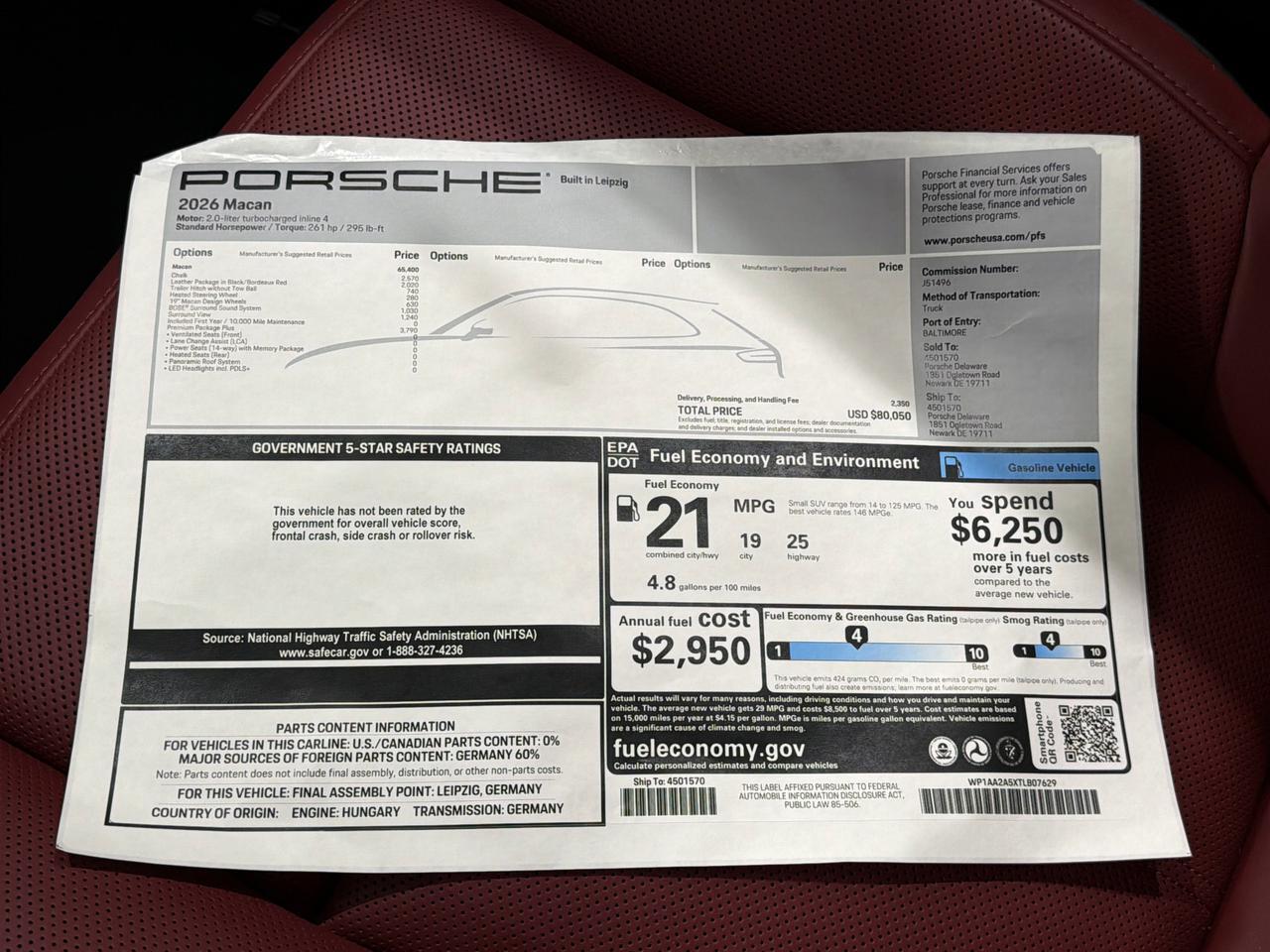 2026 Porsche Macan Newark DE