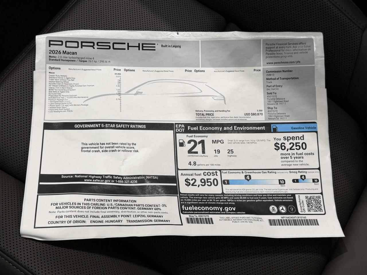 2026 Porsche Macan Newark DE