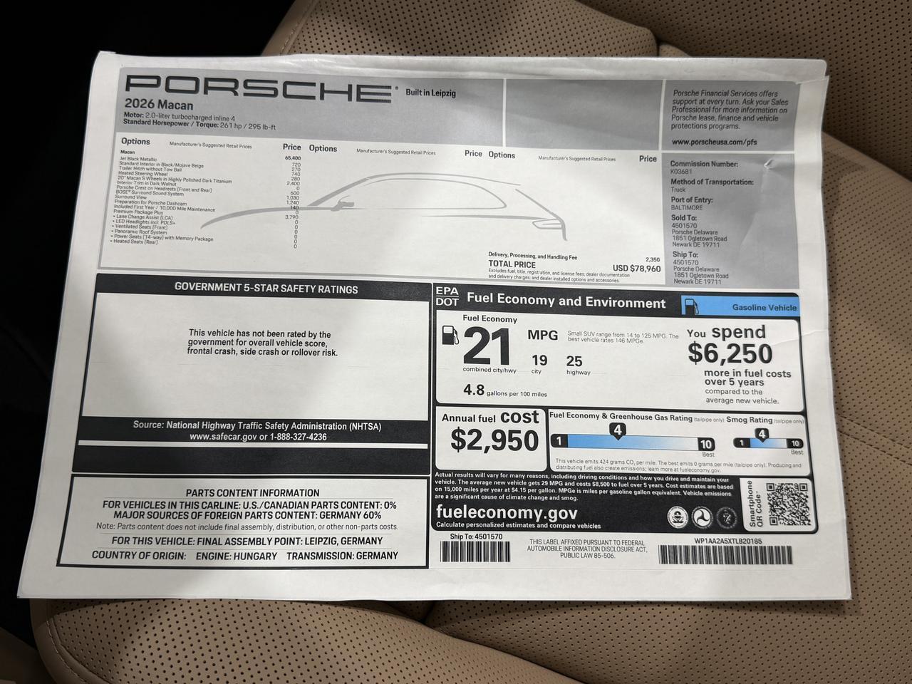 2026 Porsche Macan Newark DE