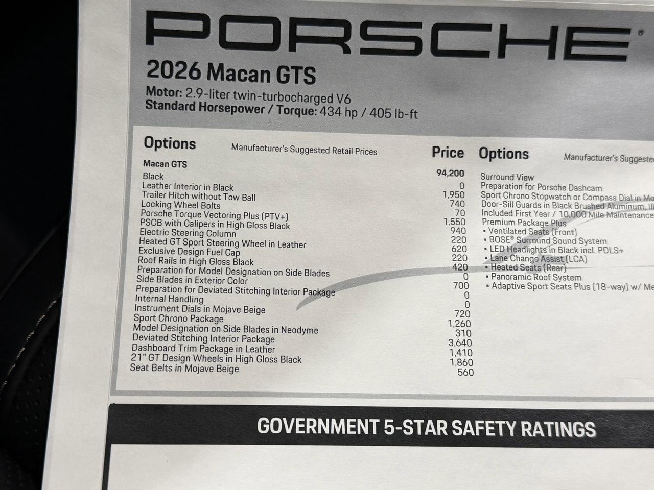 2026 Porsche Macan Gts Newark DE