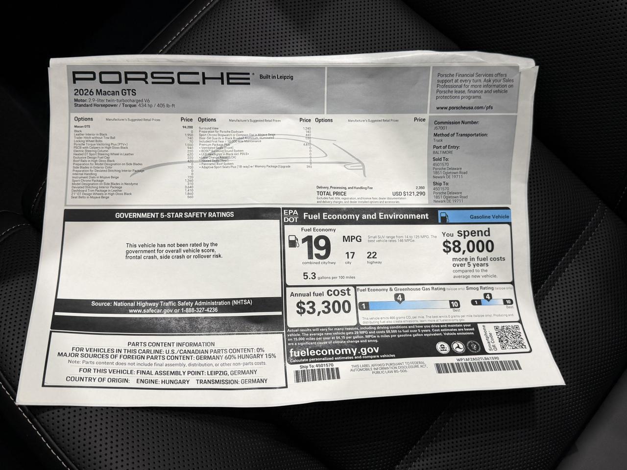 2026 Porsche Macan Gts Newark DE