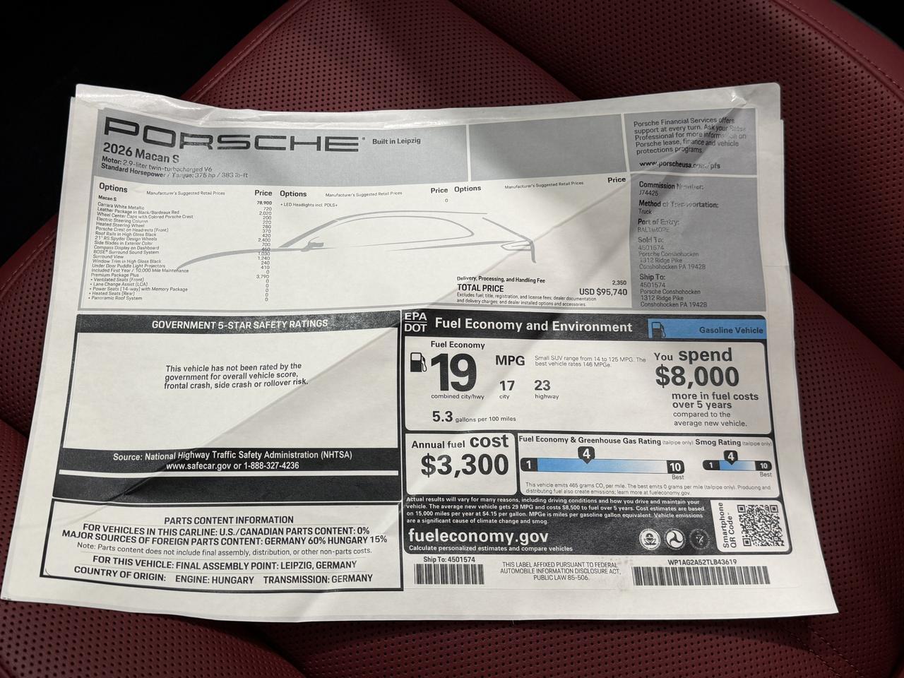 2026 Porsche Macan S Newark DE
