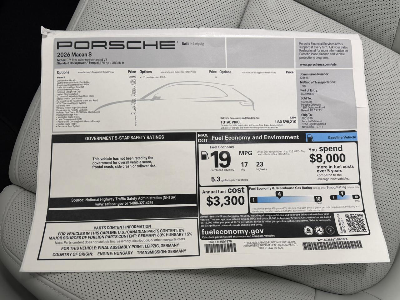 2026 Porsche Macan S Newark DE