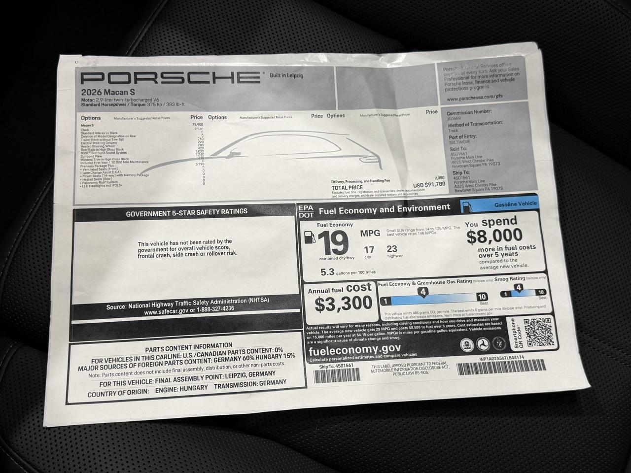 2026 Porsche Macan S Newark DE