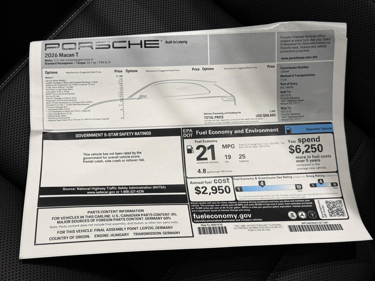 2026 Porsche Macan T Newark DE