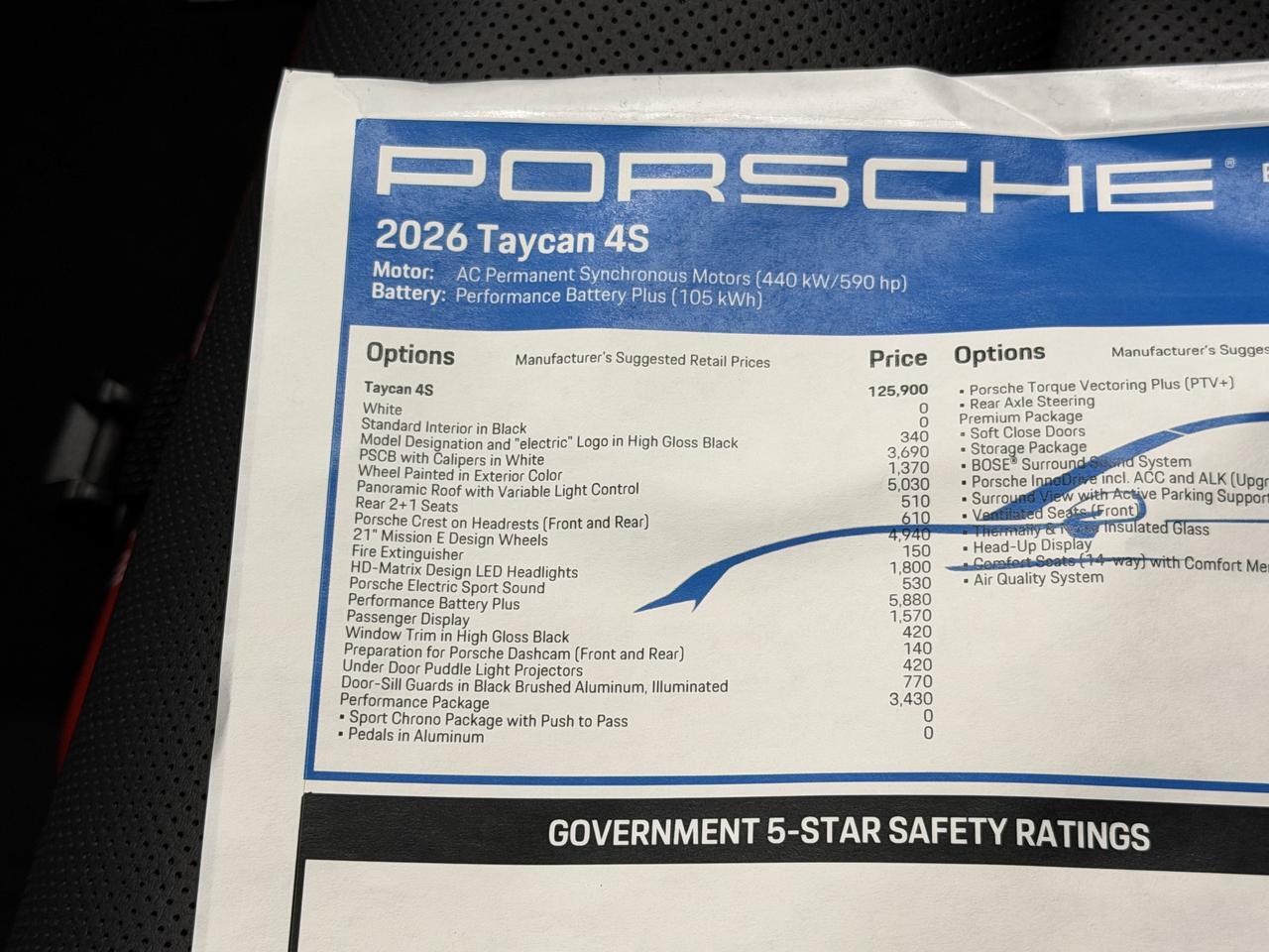 2026 Porsche Taycan 4S Newark DE