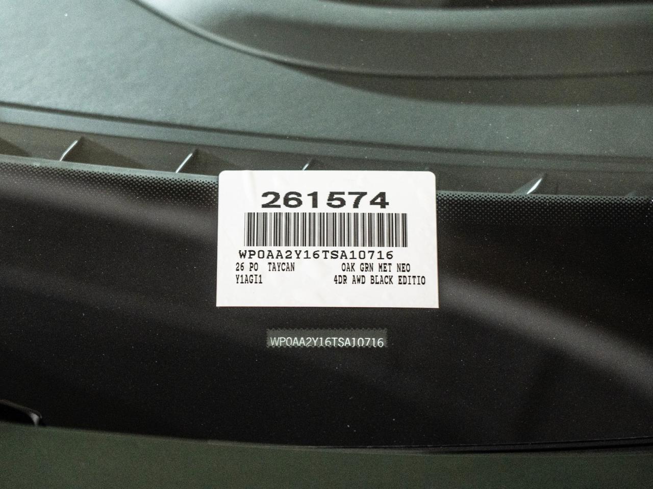 2026 Porsche Taycan Black Edition Pompano Beach FL