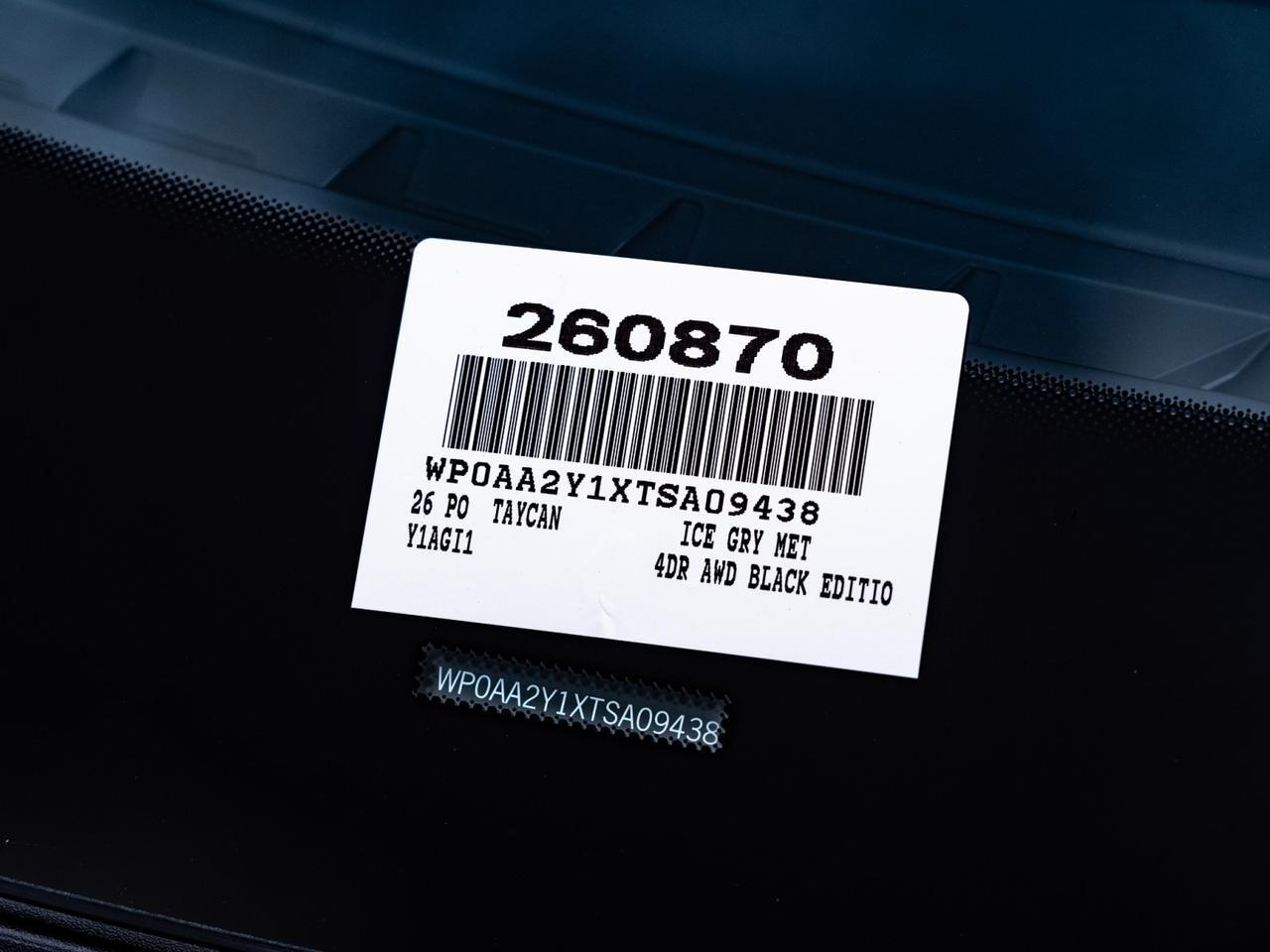 2026 Porsche Taycan Black Edition Pompano Beach FL