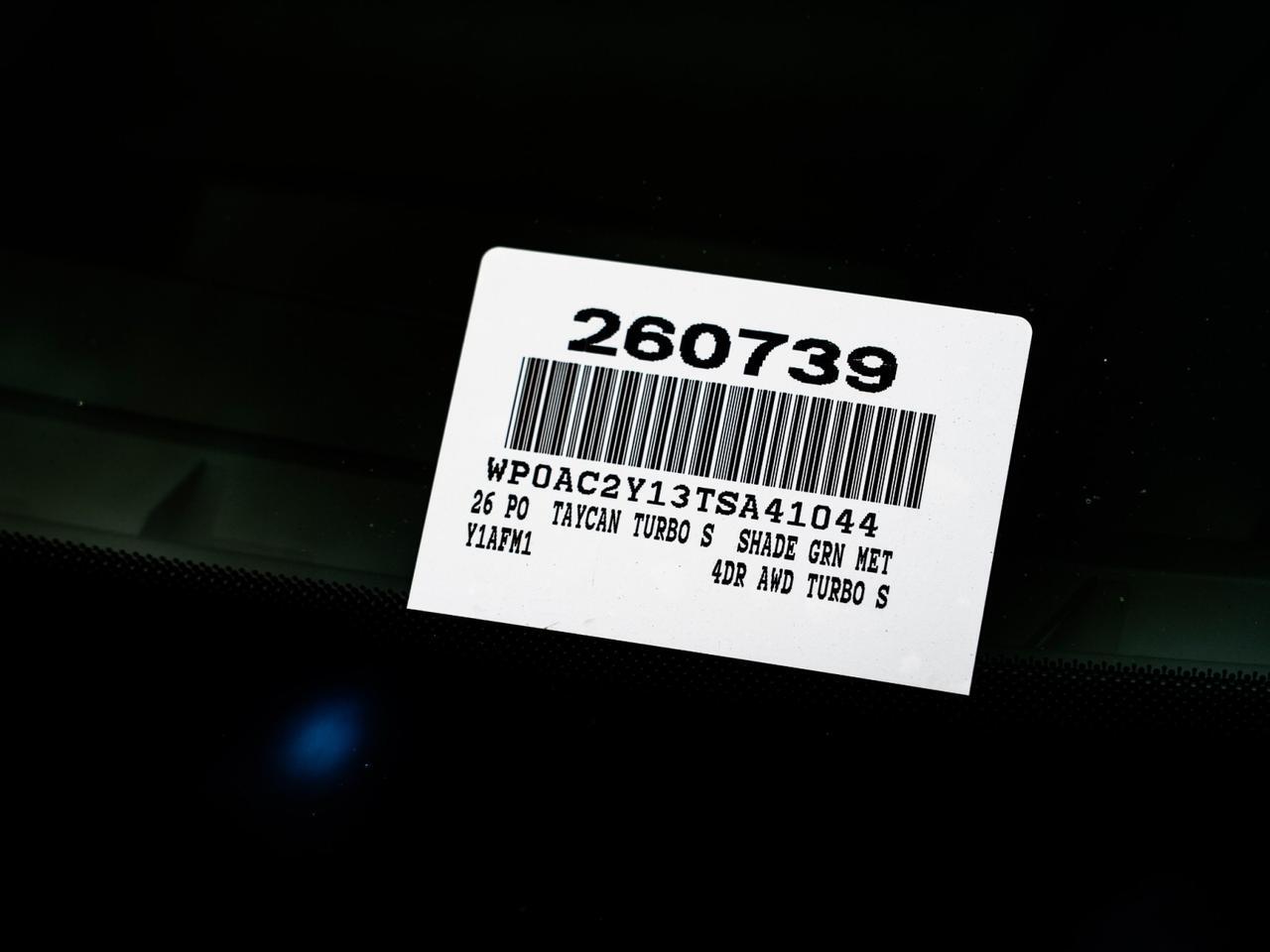 2026 Porsche Taycan Turbo S Pompano Beach FL