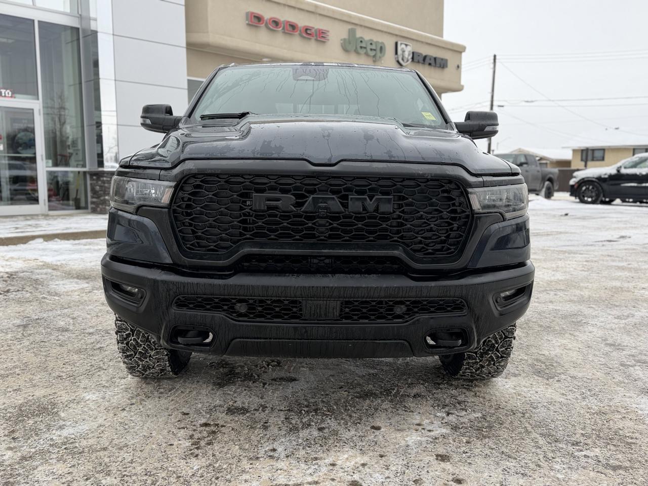 2026 Ram 1500 4x4 | Rig Ready RAM | Twin-Turbo | Forged Blue | NAV | Alpine | 12Inch Touchscreen Redwater AB