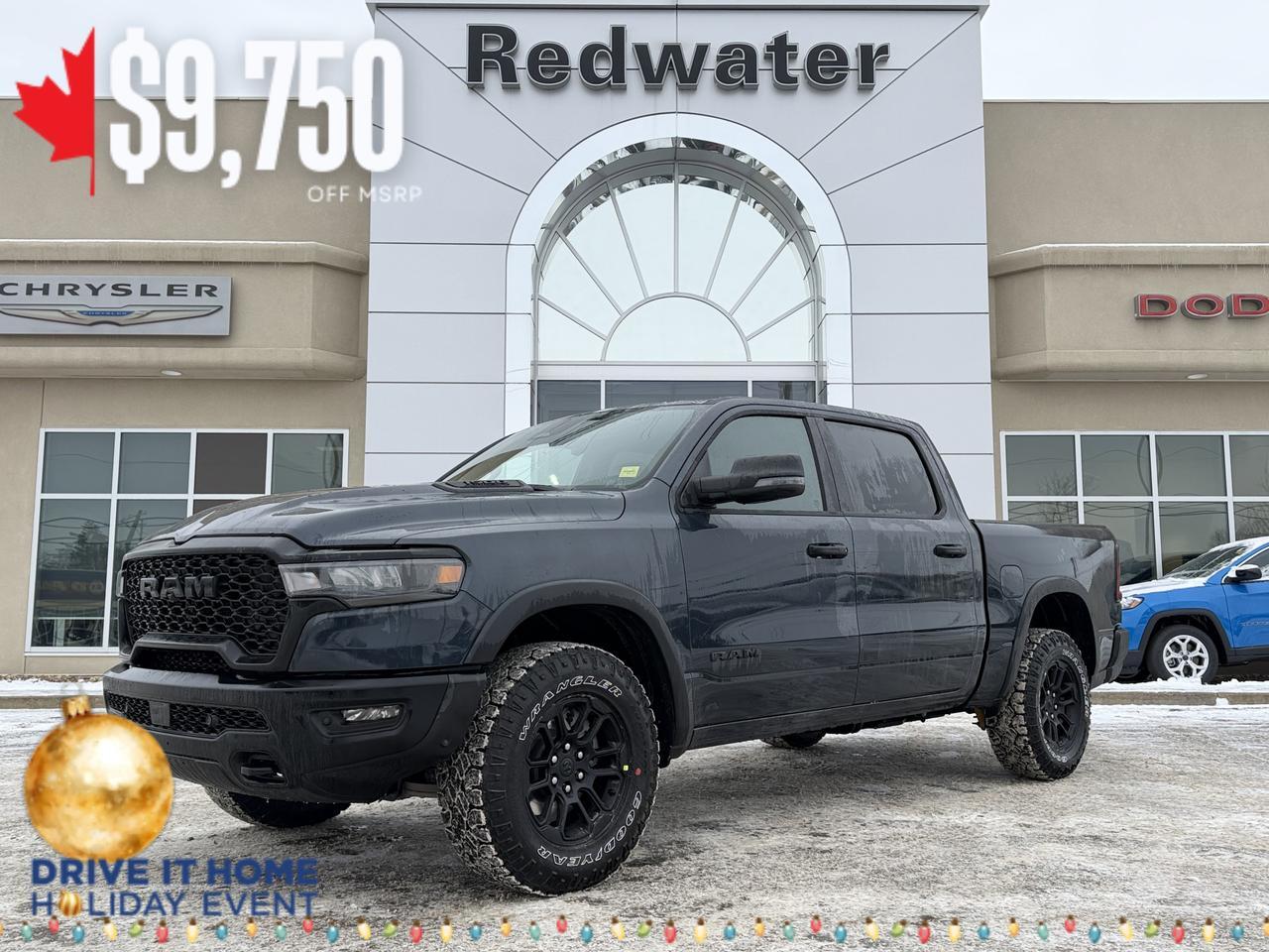 2026 Ram 1500 4x4 | Rig Ready RAM | Twin-Turbo | Forged Blue | NAV | Alpine | 12Inch Touchscreen