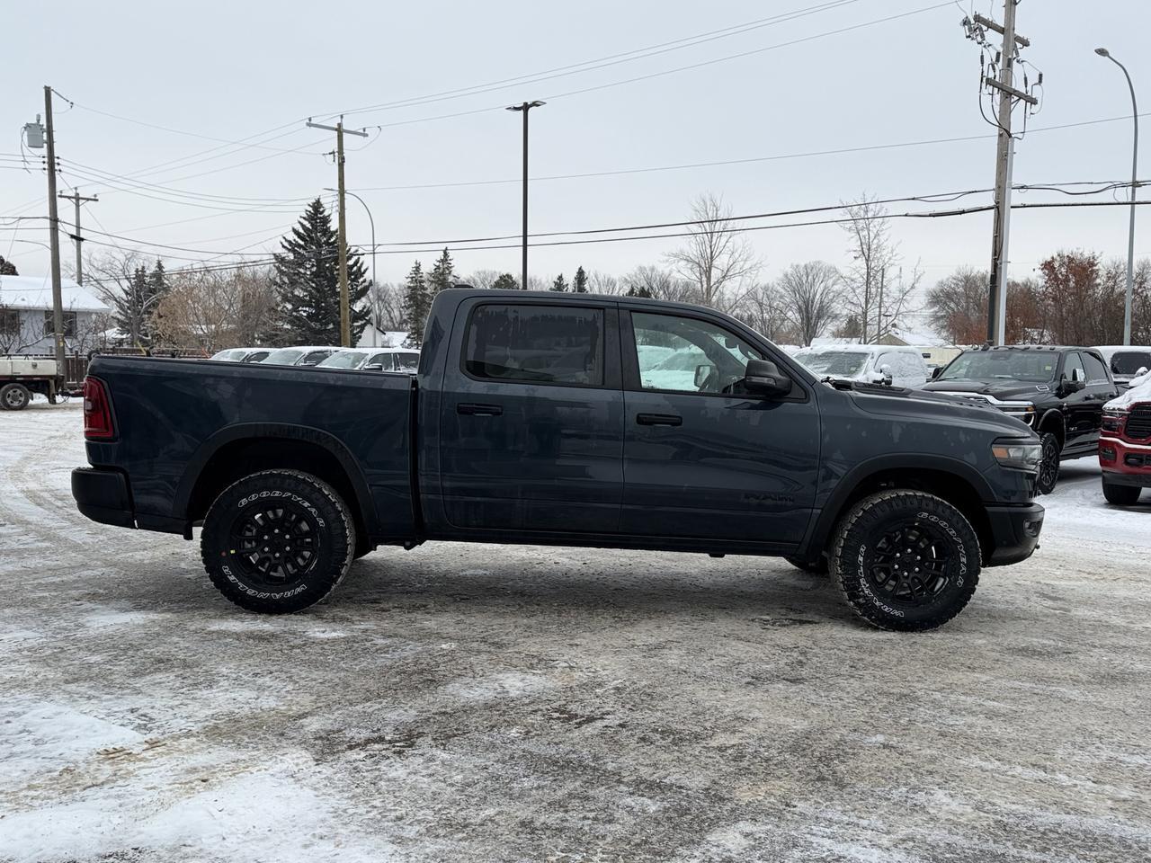 2026 Ram 1500 4x4 | Rig Ready RAM | Twin-Turbo | Forged Blue | NAV | Alpine | 12Inch Touchscreen Redwater AB