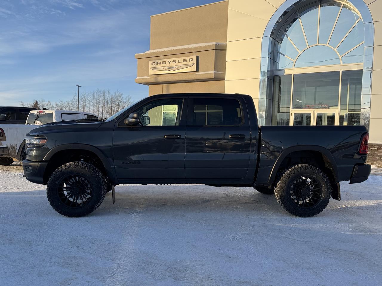 2026 Ram 1500 4x4 Rebel | Rig Ready RAM | Twin-Turbo | Forged Blue | NAV | Alpine | 12Inch Touchscreen Redwater AB