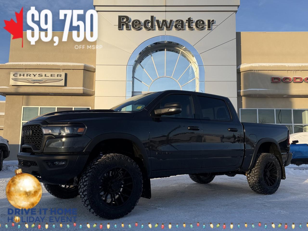 2026 Ram 1500 4x4 Rebel | Rig Ready RAM | Twin-Turbo | Forged Blue | NAV | Alpine | 12Inch Touchscreen