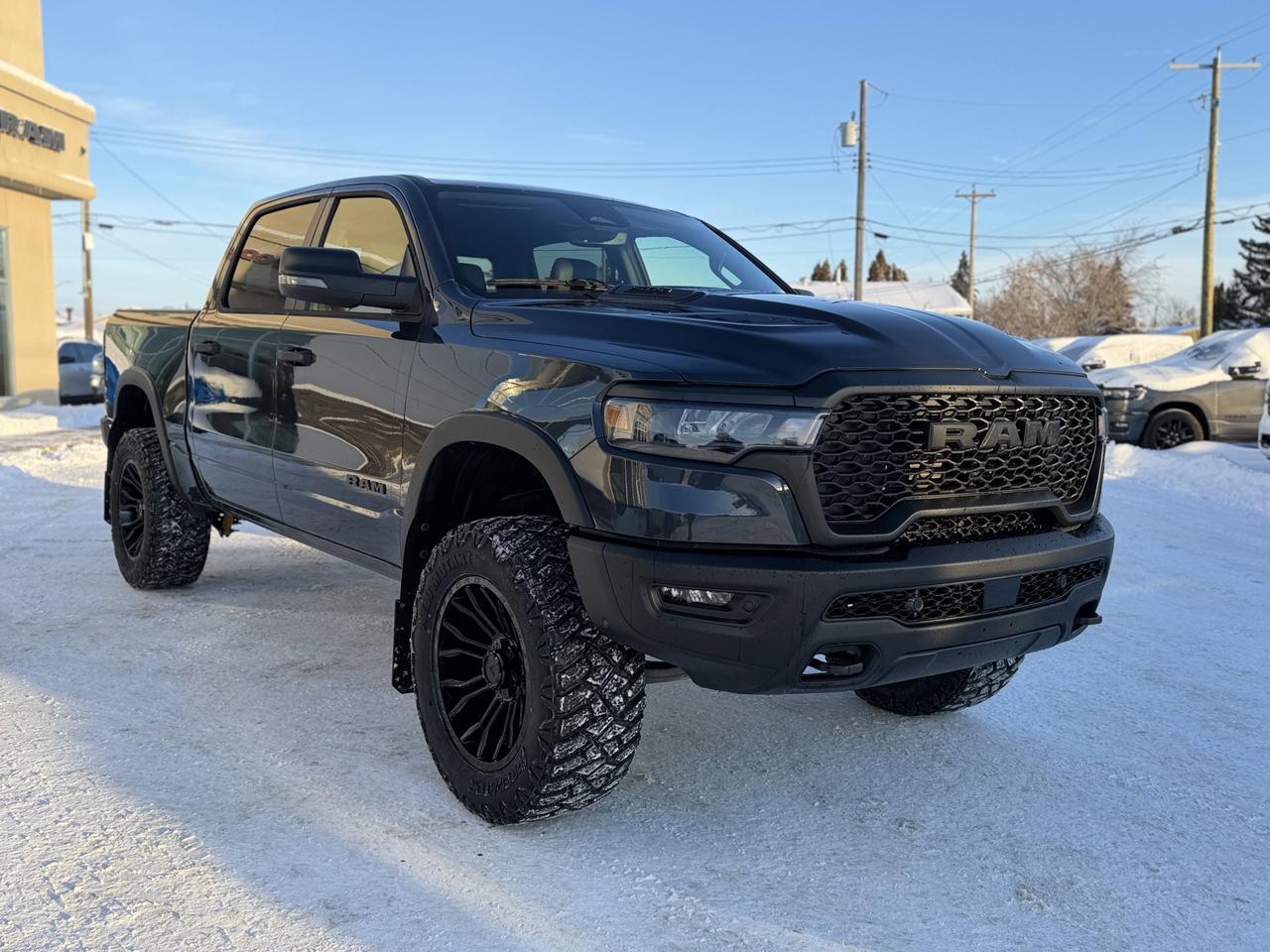 2026 Ram 1500 4x4 Rebel | Rig Ready RAM | Twin-Turbo | Forged Blue | NAV | Alpine | 12Inch Touchscreen Redwater AB