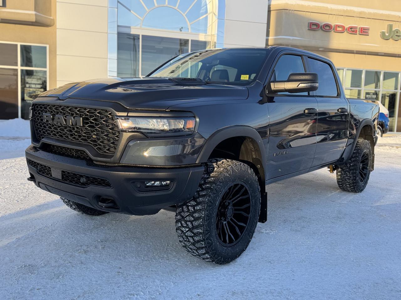 2026 Ram 1500 4x4 Rebel | Rig Ready RAM | Twin-Turbo | Forged Blue | NAV | Alpine | 12Inch Touchscreen Redwater AB
