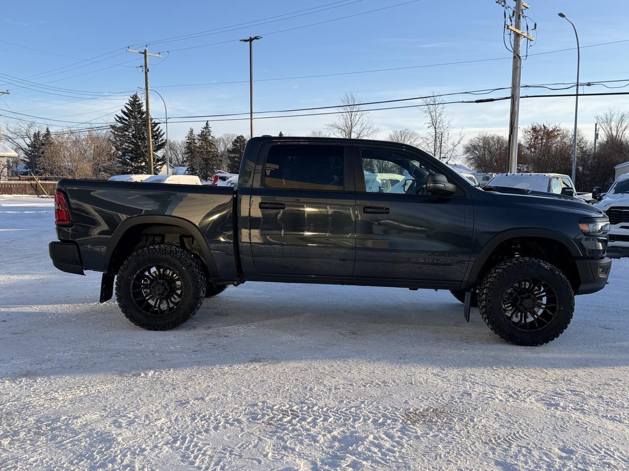 2026 Ram 1500 4x4 Rebel | Rig Ready RAM | Twin-Turbo | Forged Blue | NAV | Alpine | 12Inch Touchscreen Redwater AB