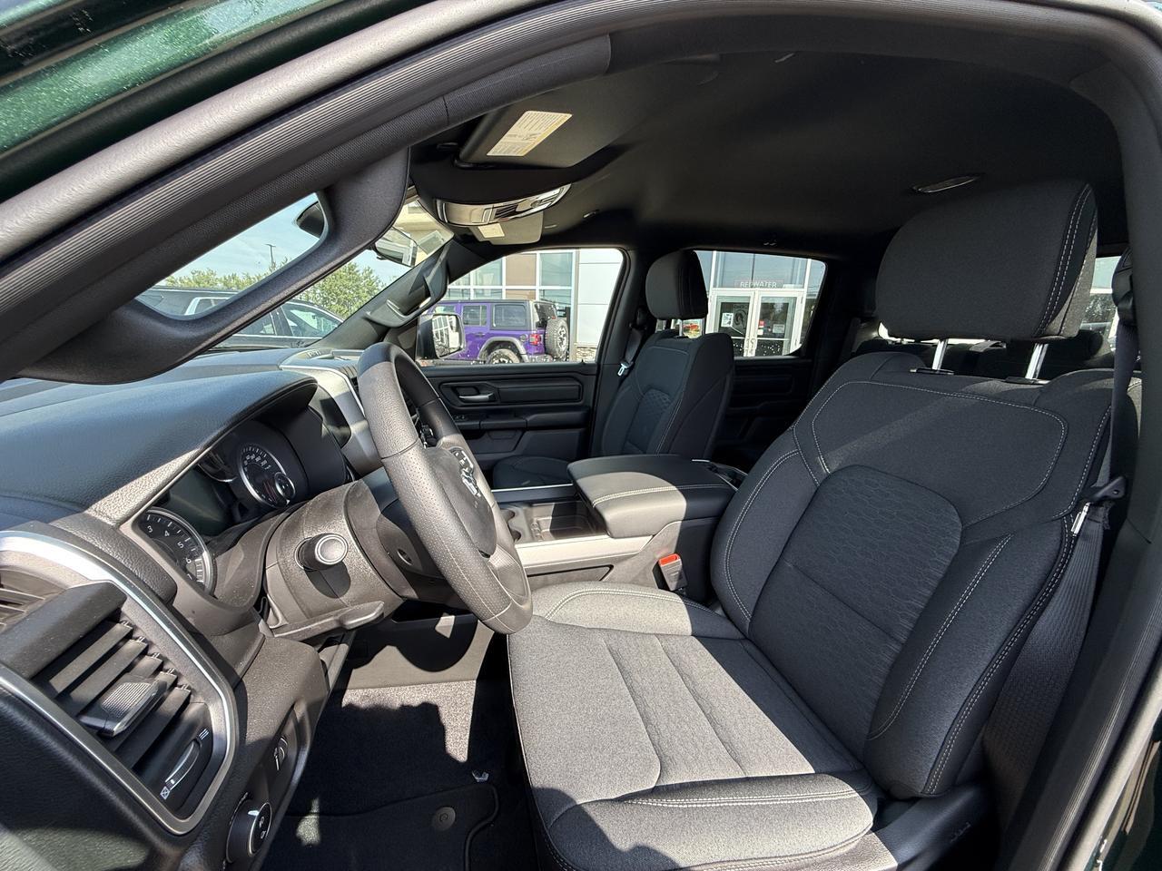2026 Ram 1500 Express Black Edition Crew Cab 4x4 | 3L Turbo | Serrano Green | Backup Camera | Touchscreen Redwater AB