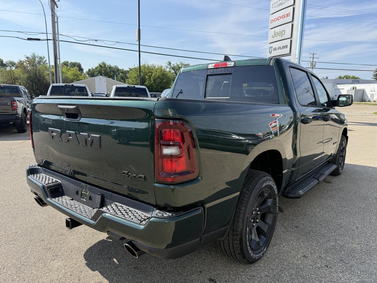 2026 Ram 1500 Express Black Edition Crew Cab 4x4 | 3L Turbo | Serrano Green | Backup Camera | Touchscreen Redwater AB