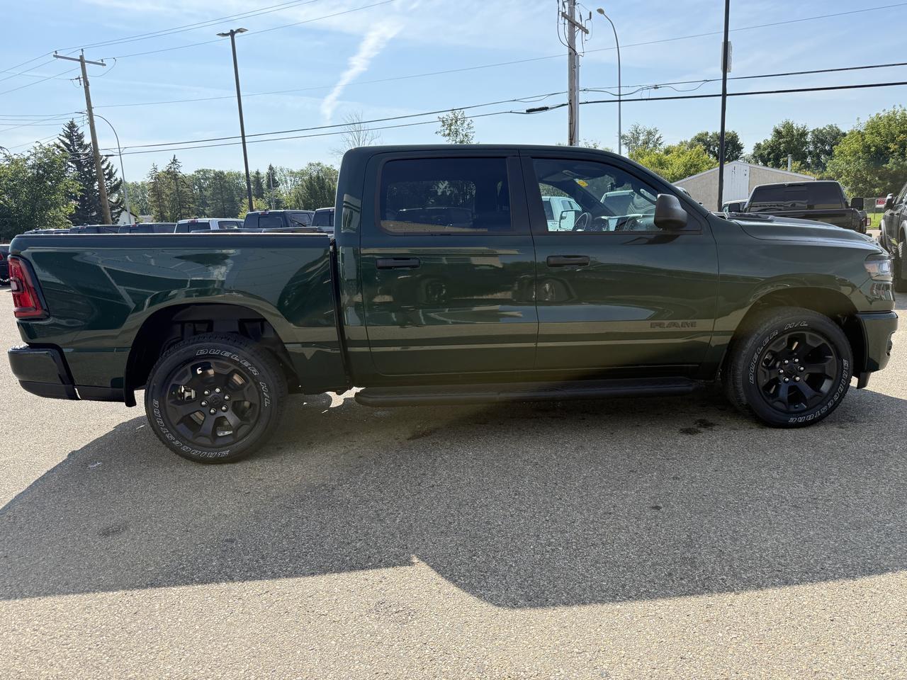 2026 Ram 1500 Express Black Edition Crew Cab 4x4 | 3L Turbo | Serrano Green | Backup Camera | Touchscreen Redwater AB