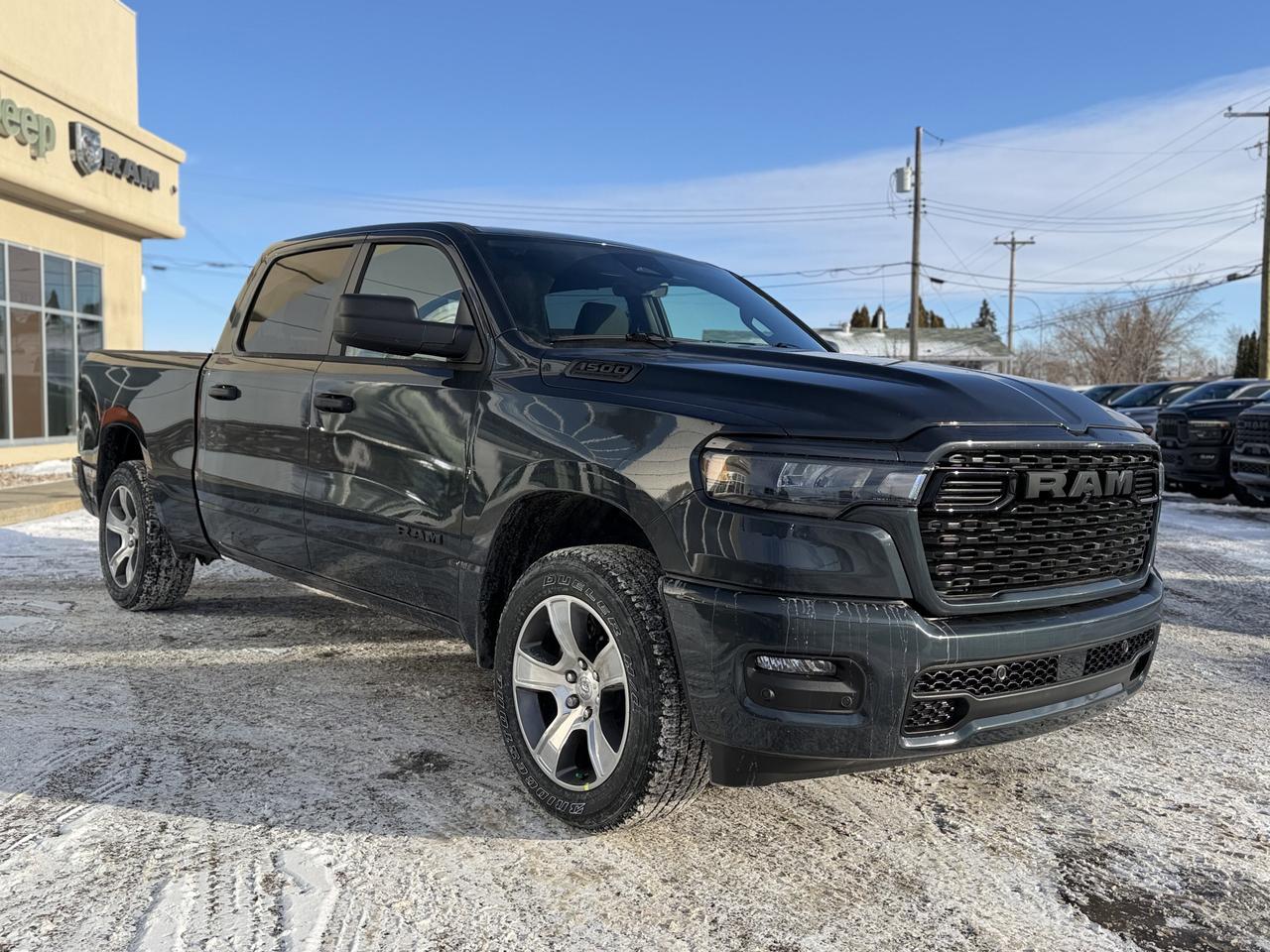 2026 Ram 1500 Express Crew Cab 4x4 | 3L Hurricane | Forged Blue | Remote Start | Backup Camera | Towing Prep Redwater AB