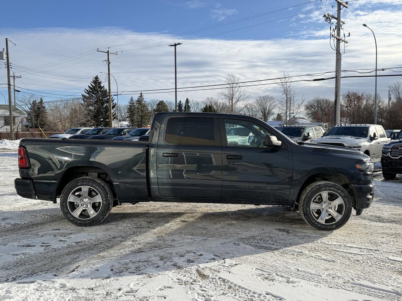 2026 Ram 1500 Express Crew Cab 4x4 | 3L Hurricane | Forged Blue | Remote Start | Backup Camera | Towing Prep Redwater AB