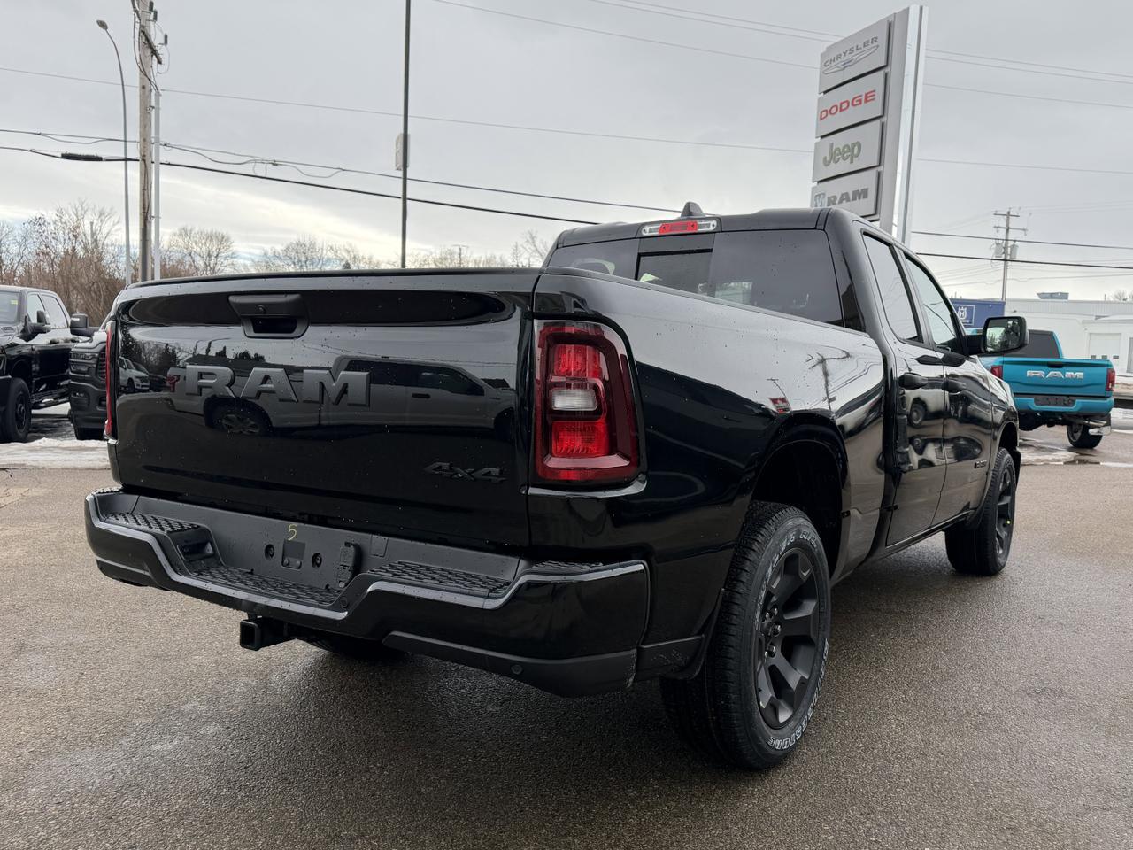 2026 Ram 1500 Express Night Quad Cab 4x4 | V6 eTorque | 20IN Wheels | Remote Start | Backup Camera | Keyless Entry Redwater AB