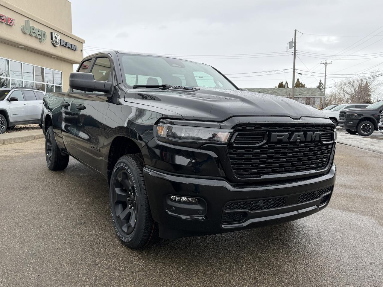 2026 Ram 1500 Express Night Quad Cab 4x4 | V6 eTorque | 20IN Wheels | Remote Start | Backup Camera | Keyless Entry Redwater AB