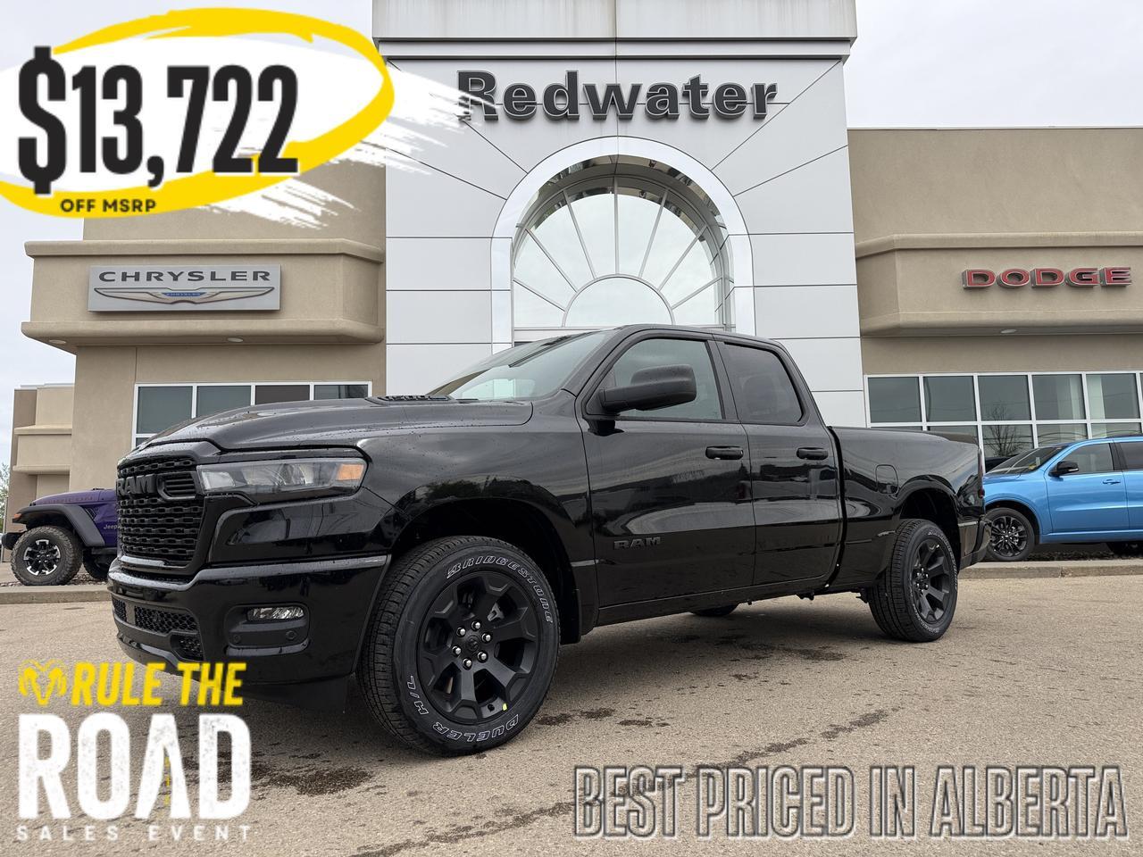 2026 Ram 1500 Express Quad Cab 4x4 | V6 eTorque | 20IN Wheels | Remote Start | Backup Camera | Towing Capability