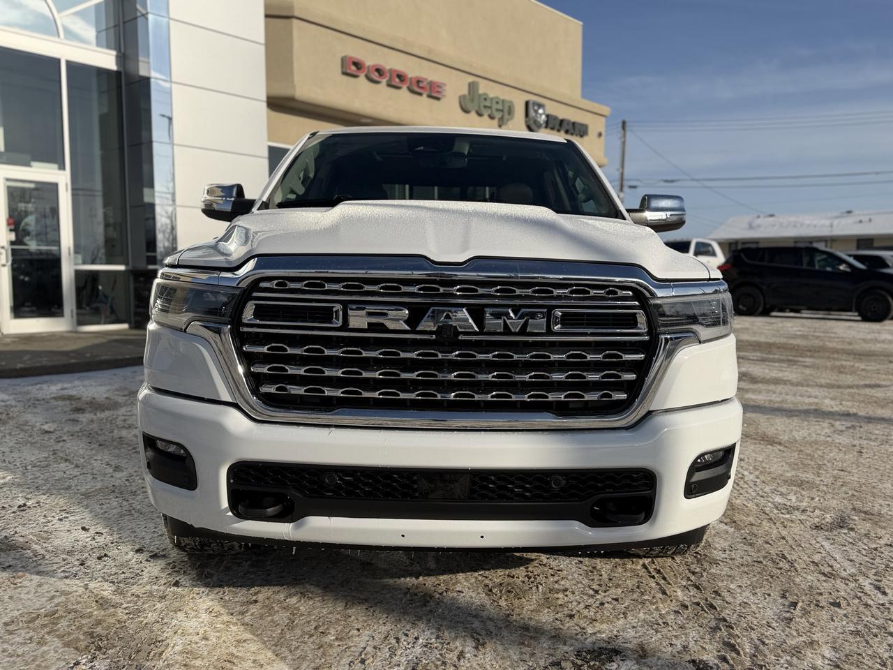 2026 Ram 1500 Limited Longhorn Crew Cab 4x4 | 3L Twin Turbo | NAV | Heated Seats | Backup Camera | Towing Prep Redwater AB