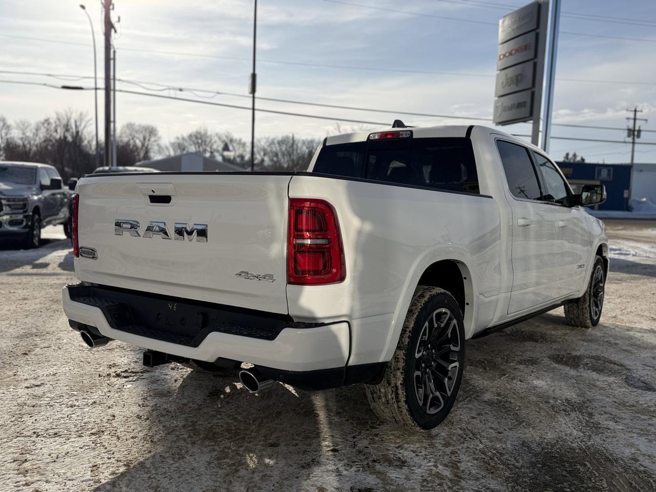 2026 Ram 1500 Longhorn Crew Cab 4x4 | 3L Twin Turbo | NAV | Heated Seats | Backup Camera | Towing Prep Redwater AB