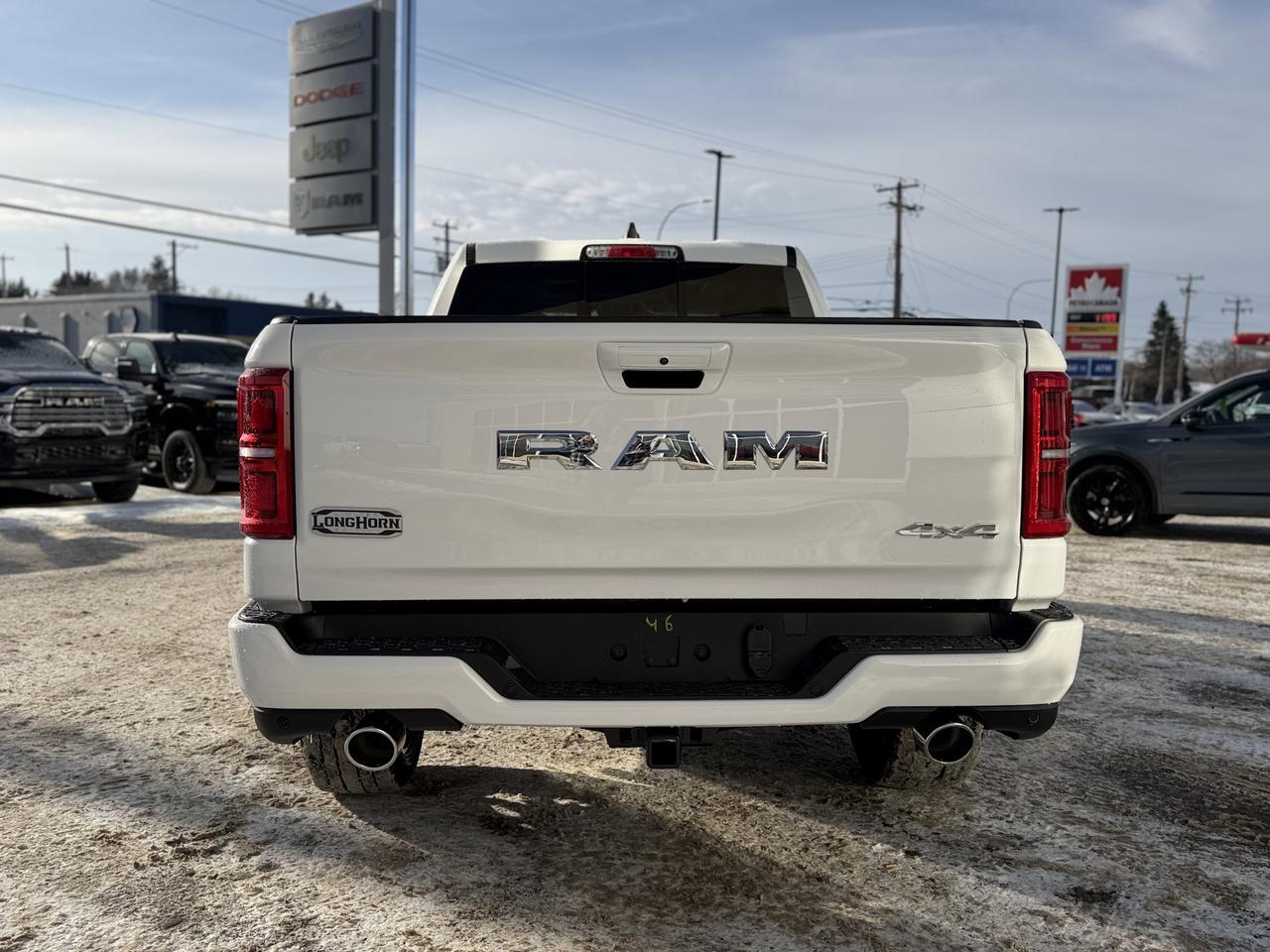 2026 Ram 1500 Longhorn Crew Cab 4x4 | 3L Twin Turbo | NAV | Heated Seats | Backup Camera | Towing Prep Redwater AB