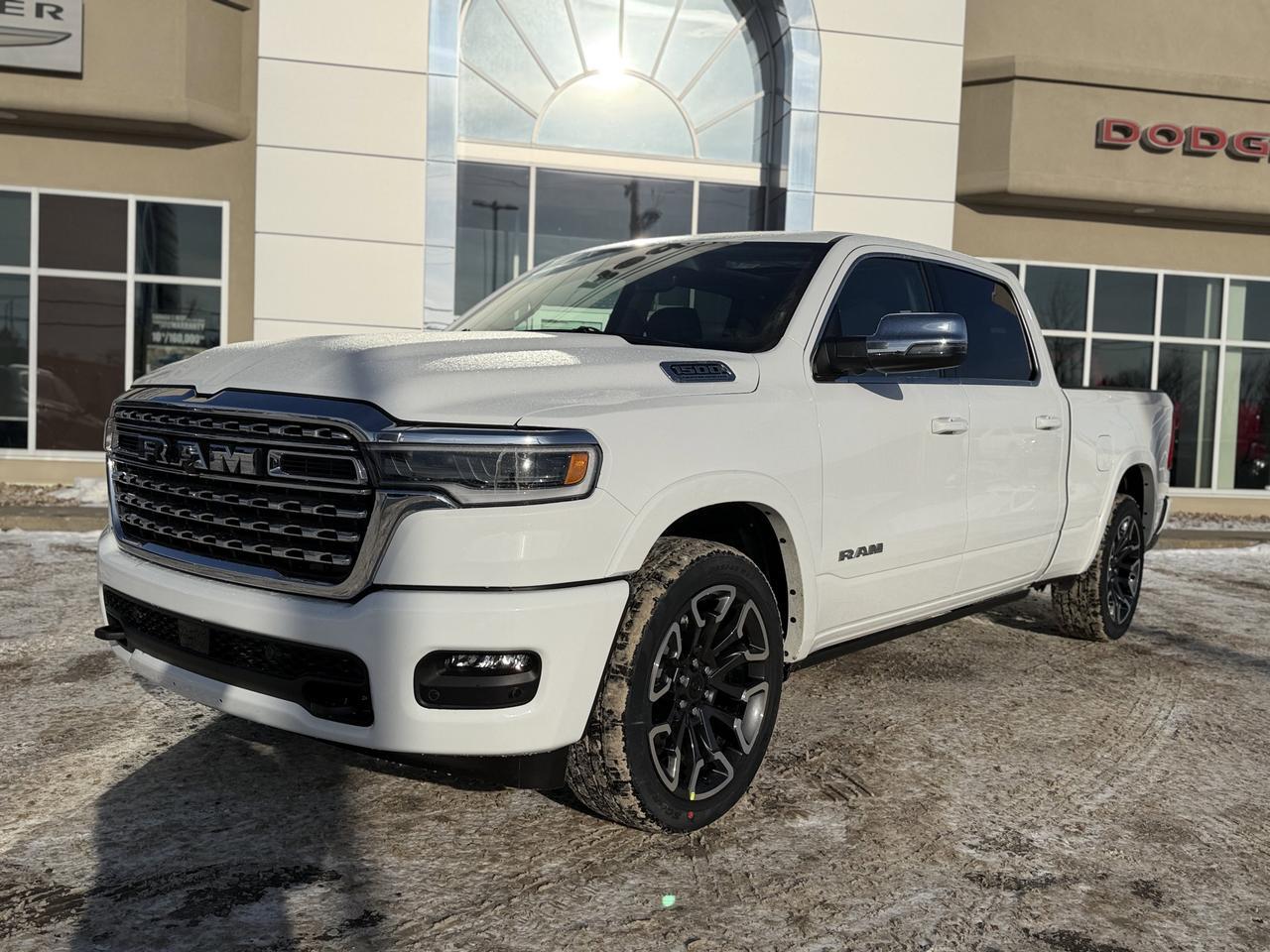 2026 Ram 1500 Longhorn Crew Cab 4x4 | 3L Twin Turbo | NAV | Heated Seats | Backup Camera | Towing Prep Redwater AB