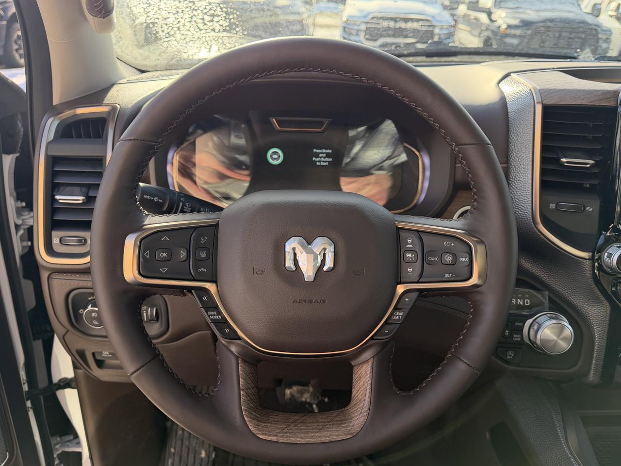 2026 Ram 1500 Longhorn Crew Cab 4x4 | 3L Twin Turbo | NAV | Heated Seats | Backup Camera | Towing Prep Redwater AB