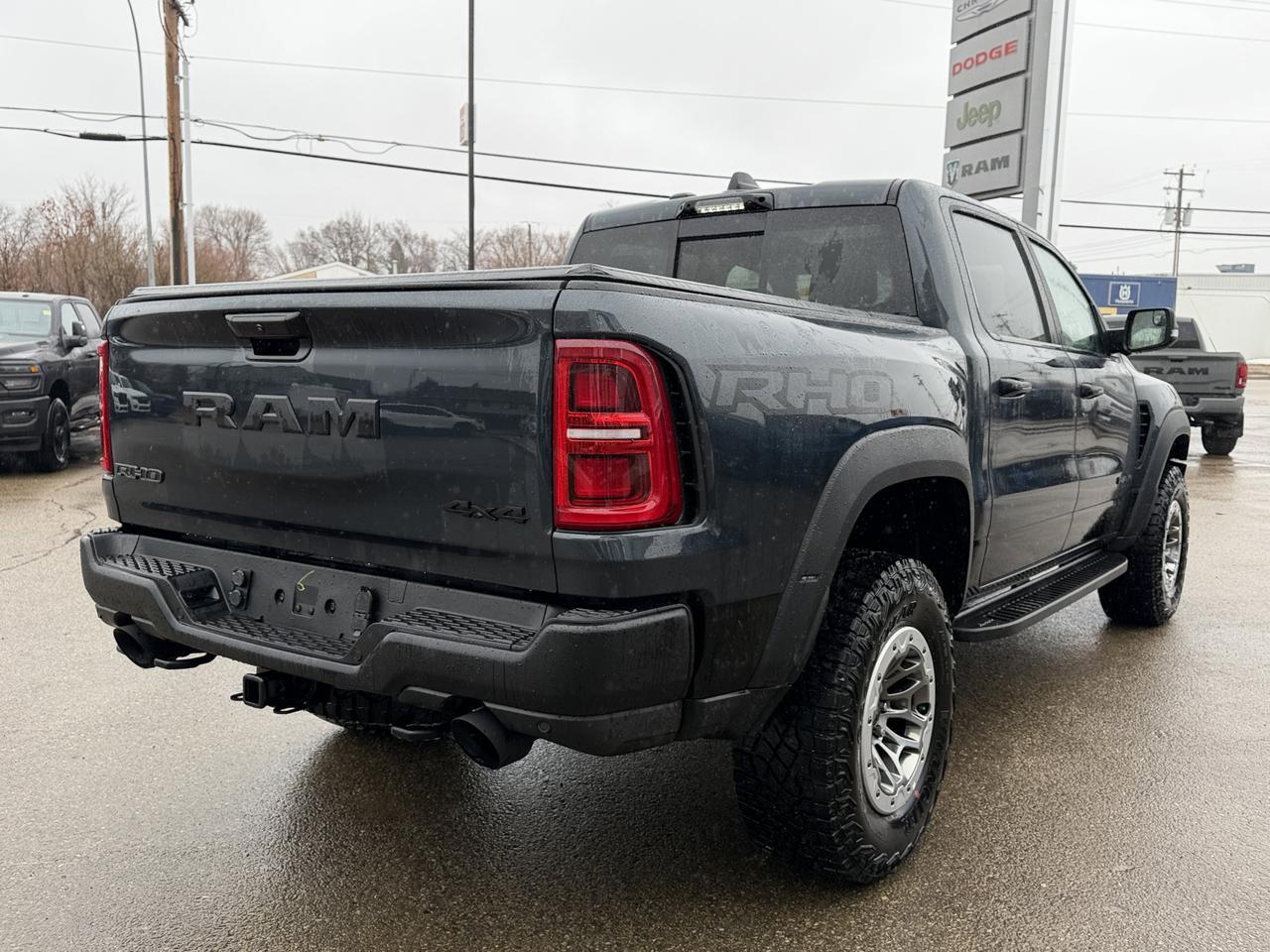 2026 Ram 1500 RHO Crew Cab 4x4 | 3L Hurricane | 35IN Tires | 12IN Display | NAV | Heated Leather Suede Seats Redwater AB