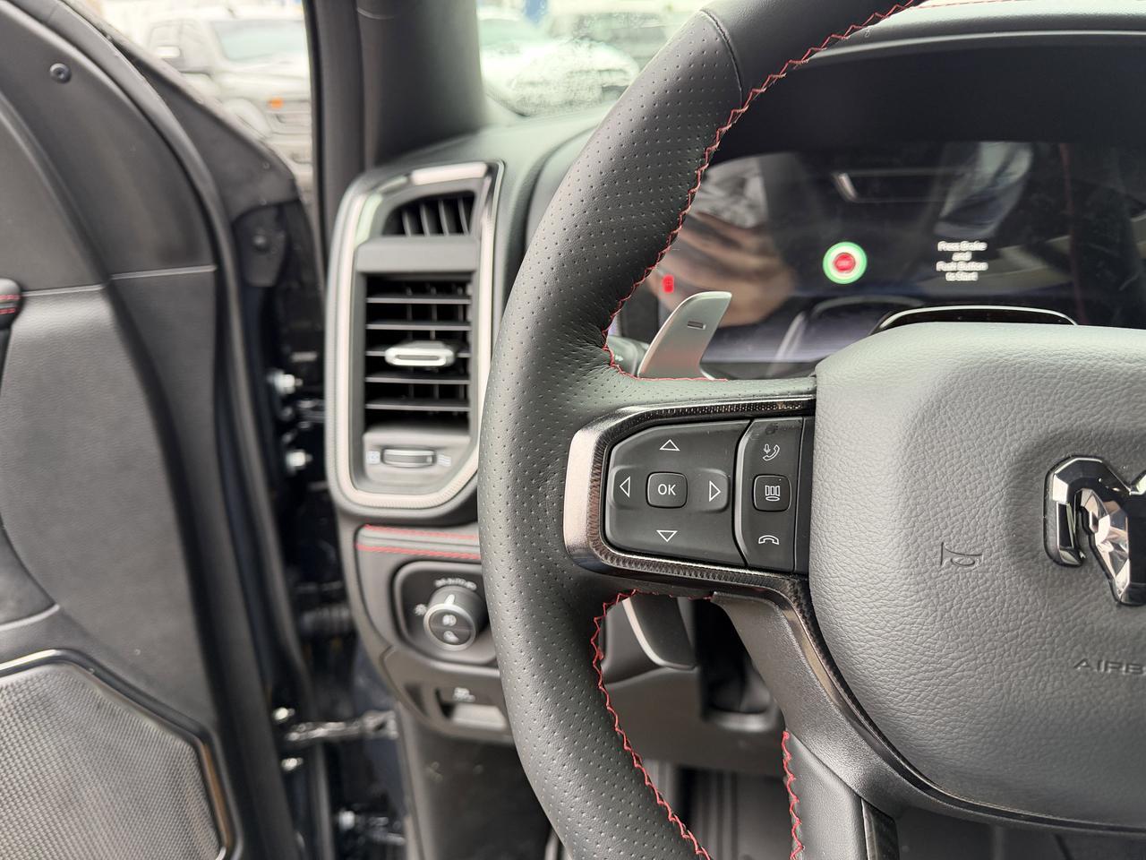 2026 Ram 1500 RHO Crew Cab 4x4 | 3L Hurricane | 35IN Tires | 12IN Display | NAV | Heated Leather Suede Seats Redwater AB