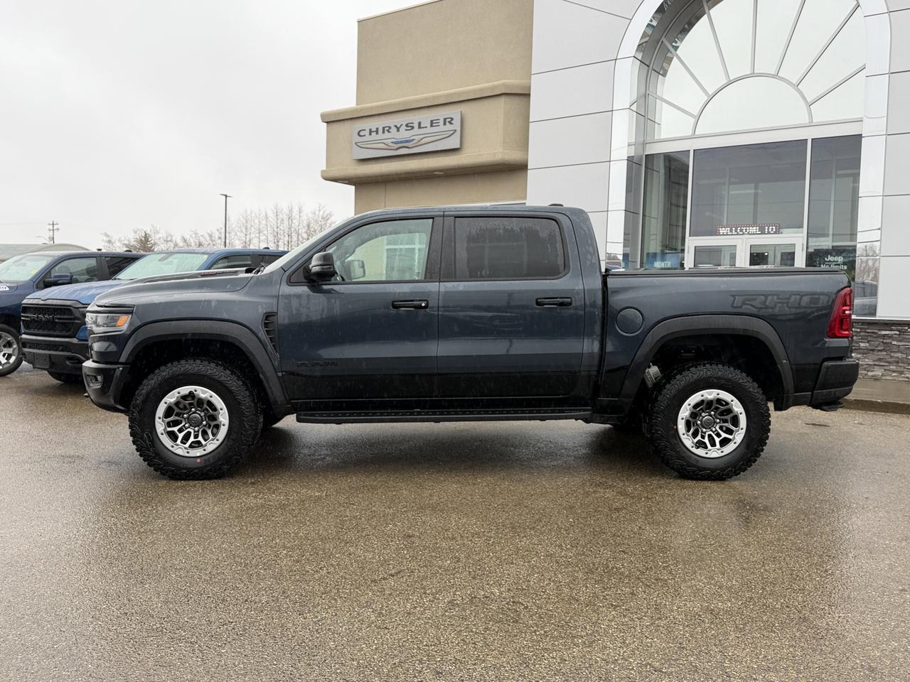 2026 Ram 1500 RHO Crew Cab 4x4 | 3L Hurricane | 35IN Tires | 12IN Display | NAV | Heated Leather Suede Seats Redwater AB