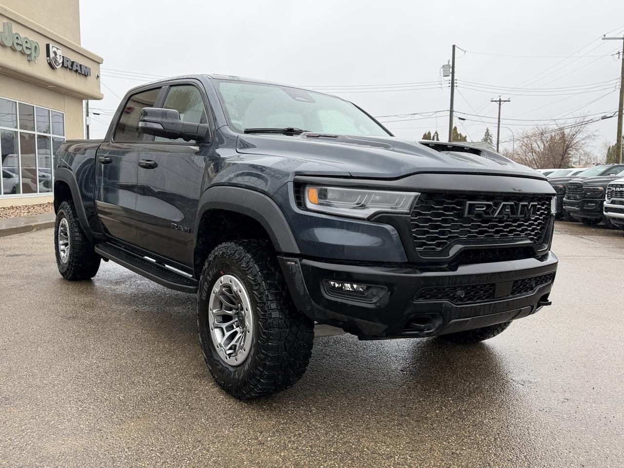 2026 Ram 1500 RHO Crew Cab 4x4 | 3L Hurricane | 35IN Tires | 12IN Display | NAV | Heated Leather Suede Seats Redwater AB