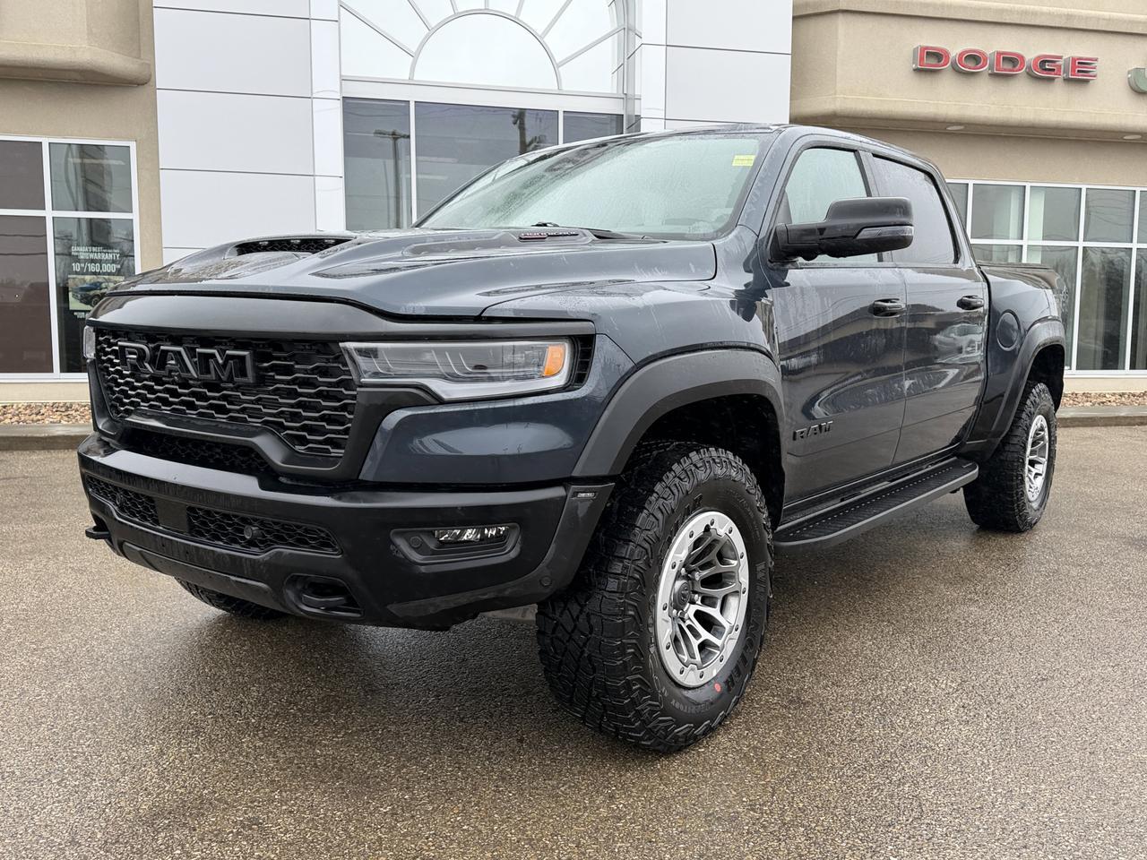 2026 Ram 1500 RHO Crew Cab 4x4 | 3L Hurricane | 35IN Tires | 12IN Display | NAV | Heated Leather Suede Seats Redwater AB