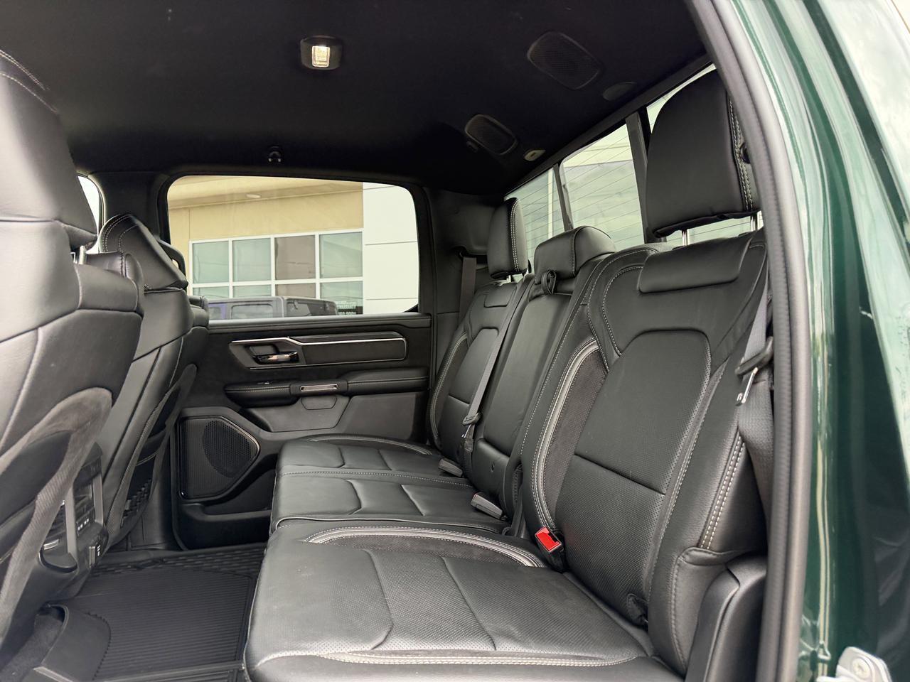 2026 Ram 1500 RHO Crew Cab 4x4 | Serrano Green | 3L Twin Turbo | Black Leather | NAV | 12IN Display | Remote Start Redwater AB