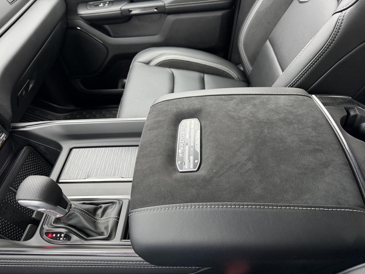 2026 Ram 1500 RHO Crew Cab 4x4 | Serrano Green | 3L Twin Turbo | Black Leather | NAV | 12IN Display | Remote Start Redwater AB