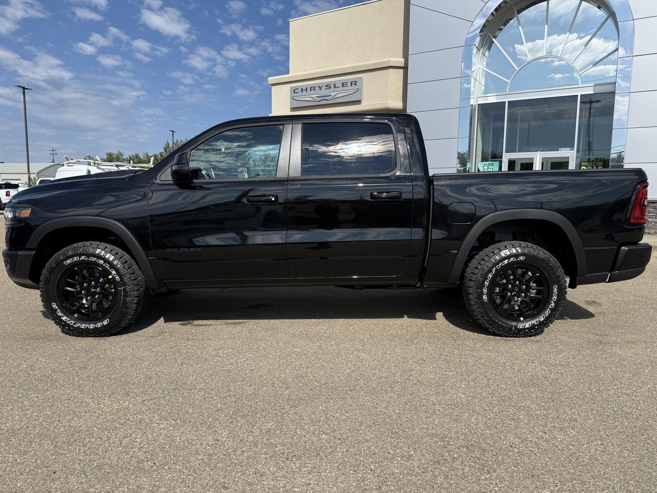 2026 Ram 1500 Rebel Crew Cab | 3L Hurricane | NAV | 12IN Display | Heated Seats | Apple CarPlay Redwater AB