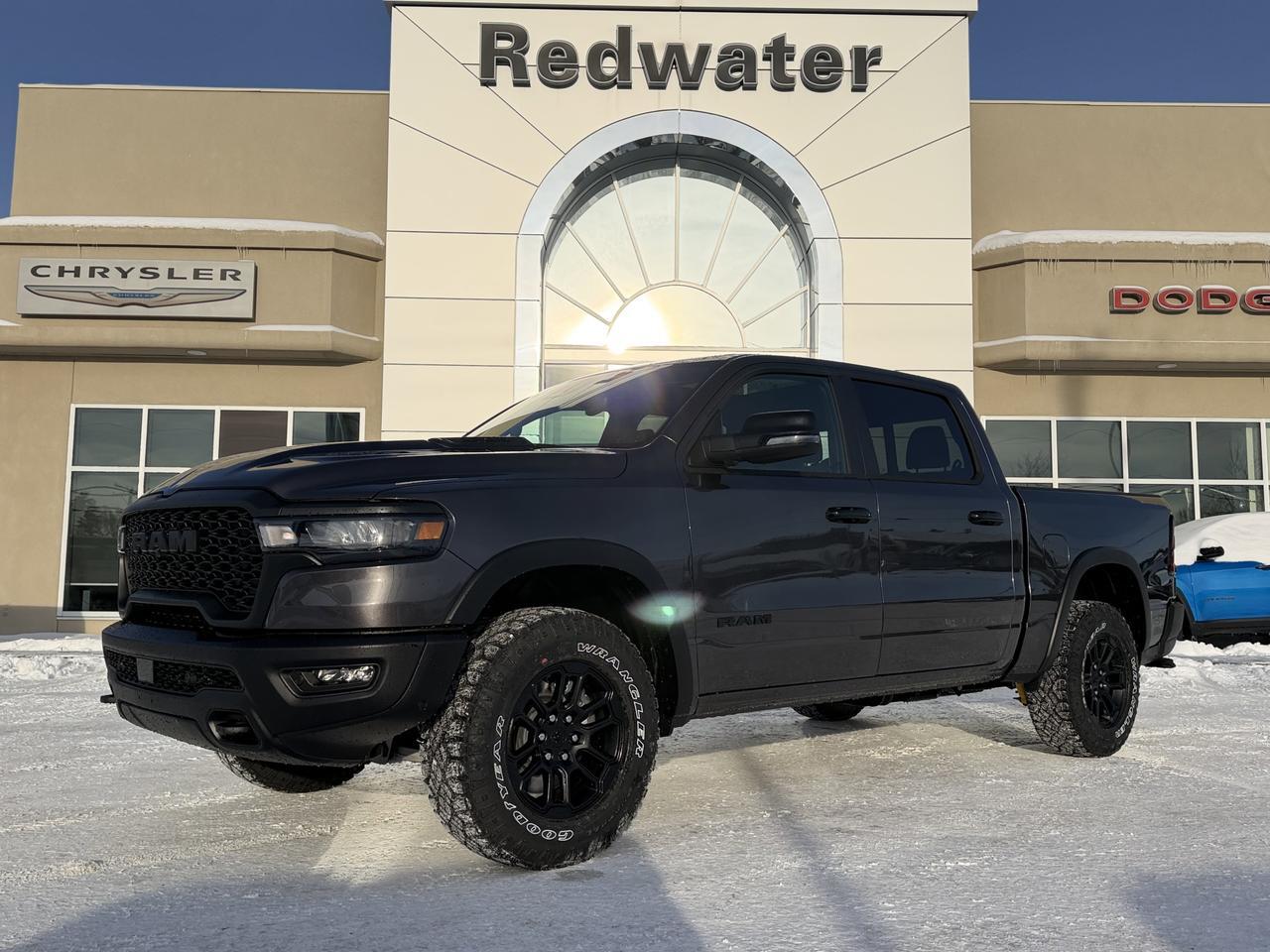 2026 Ram 1500 Rebel Crew Cab 4x4 | 3.0L Hurricane Twin Turbo | Pano Sunroof | 14.4" Touchscreen | Heated Vented