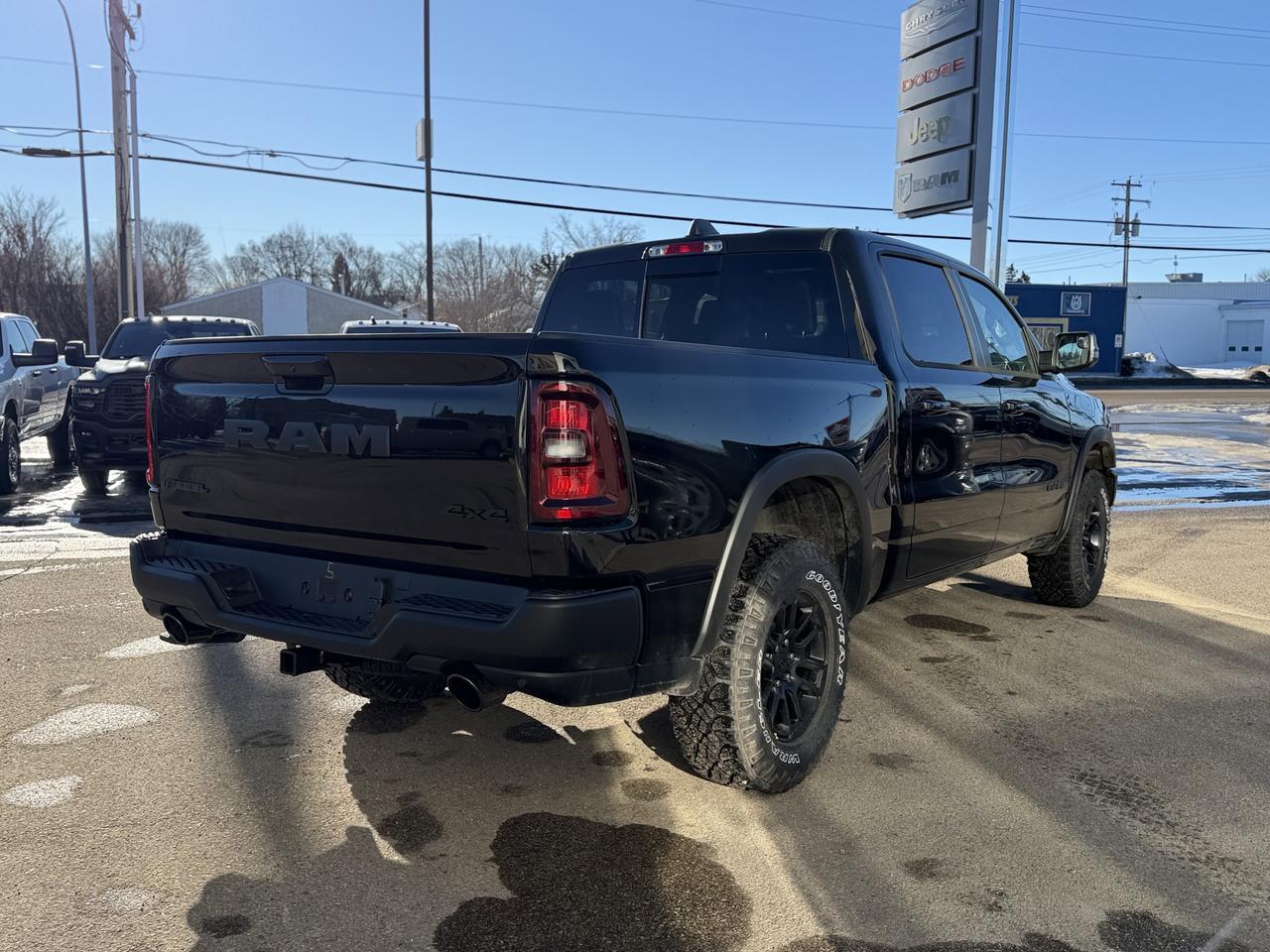 2026 Ram 1500 Rebel Crew Cab 4x4 | 3L Hurricane | 12IN Touchscreen | NAV | Alpine Audio | Remote Start | Towing Redwater AB