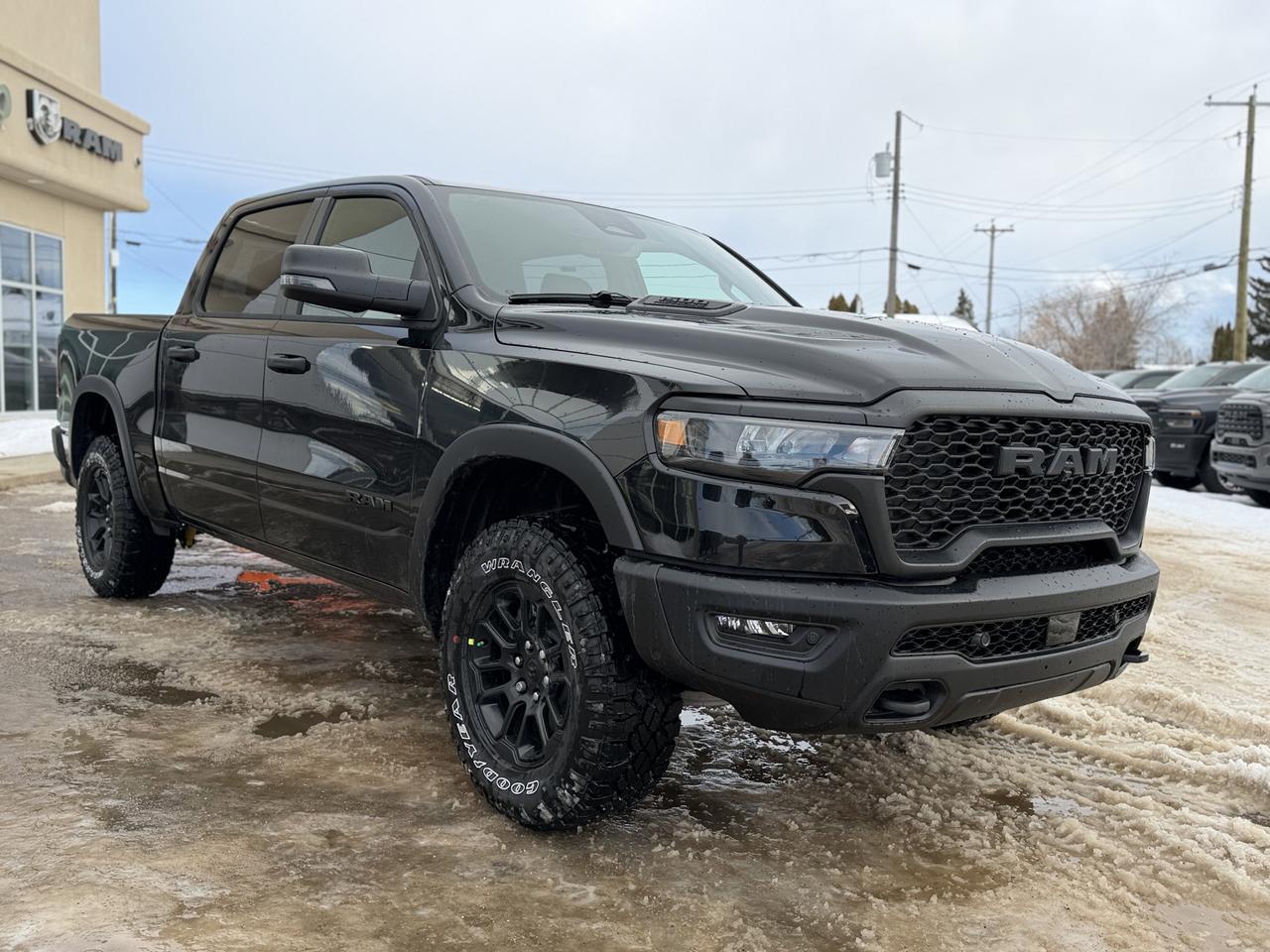 2026 Ram 1500 Rebel Crew Cab 4x4 | 3L Hurricane | 33IN AT Tires | Tow Package | Off Road Suspension Redwater AB