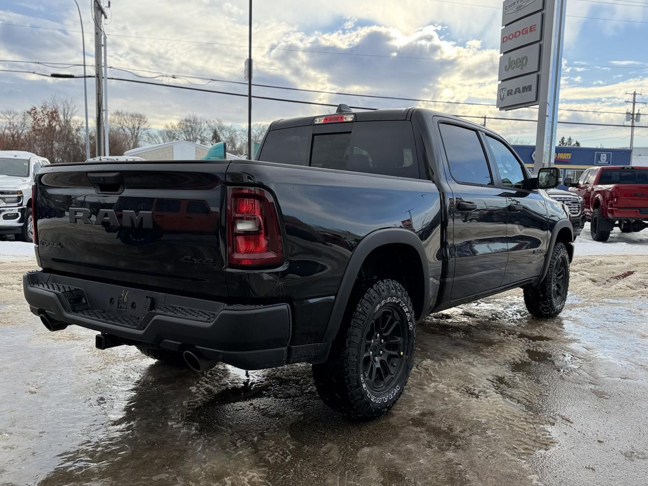 2026 Ram 1500 Rebel Crew Cab 4x4 | 3L Hurricane | 33IN AT Tires | Tow Package | Off Road Suspension Redwater AB