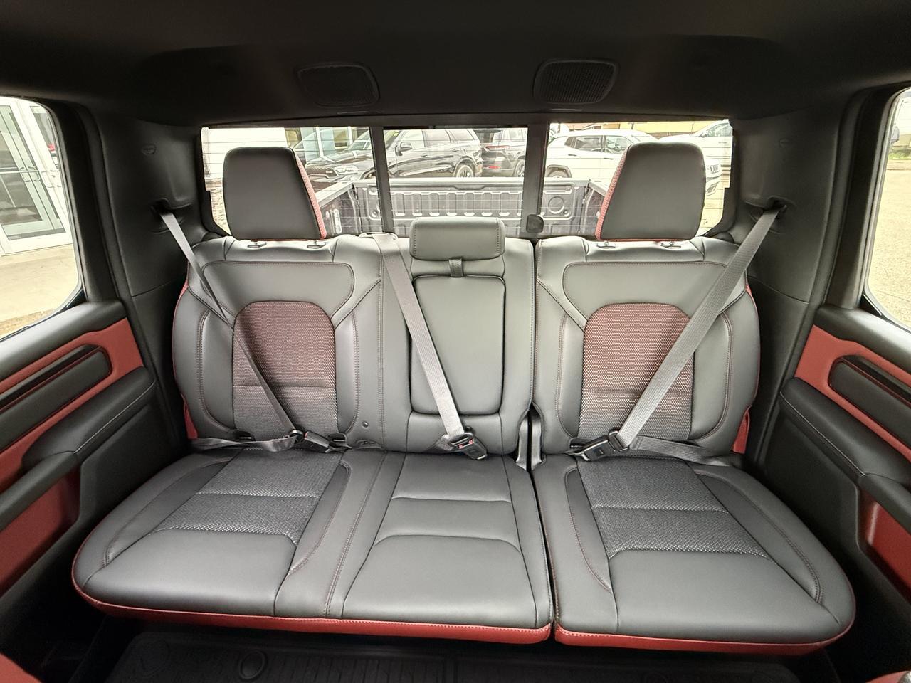 2026 Ram 1500 Rebel Crew Cab 4x4 | 3L Hurricane | Black Red Interior | NAV | 12IN Display | Heated Seats Redwater AB