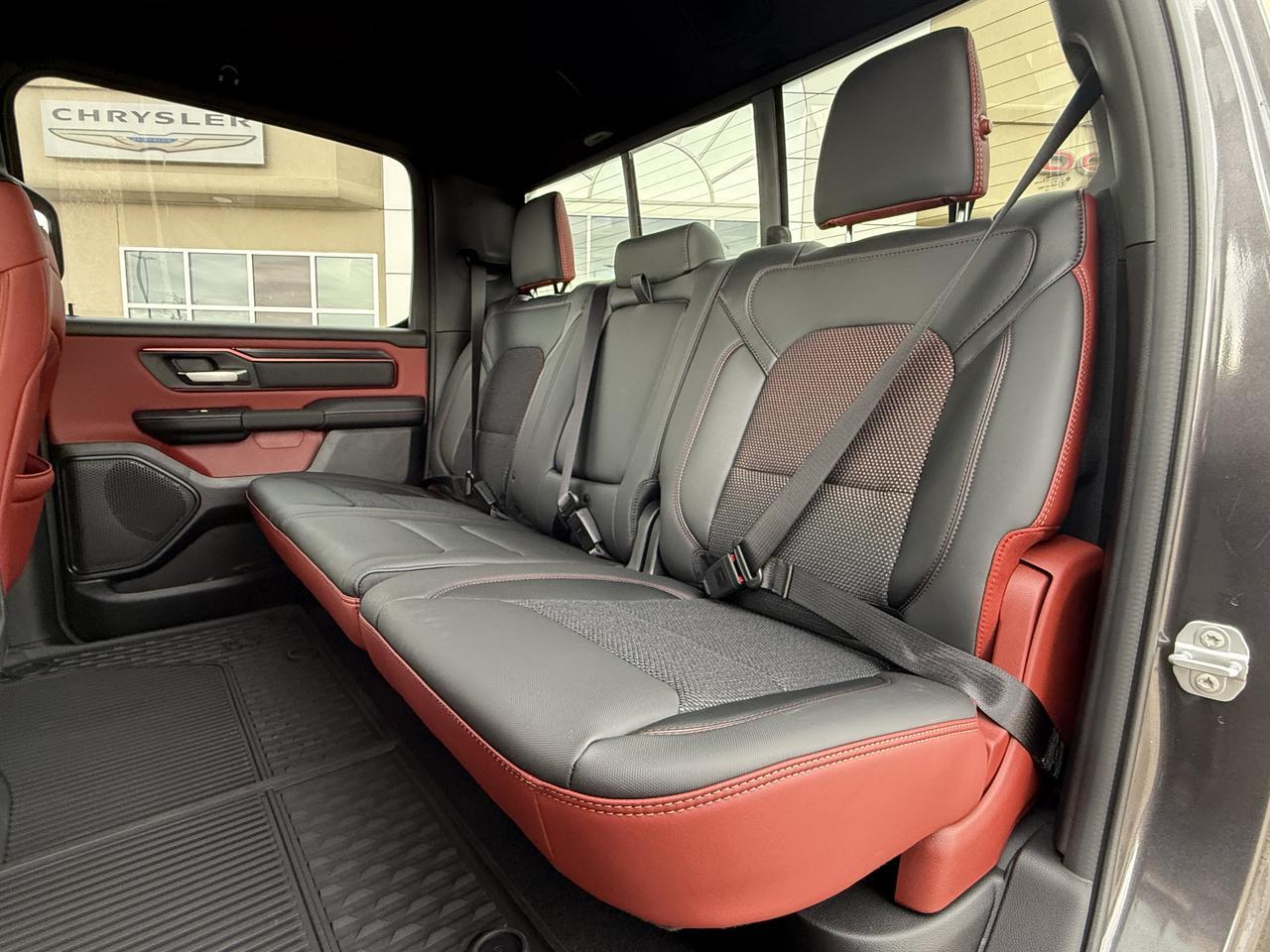 2026 Ram 1500 Rebel Crew Cab 4x4 | 3L Hurricane | Black Red Interior | NAV | 12IN Display | Heated Seats Redwater AB