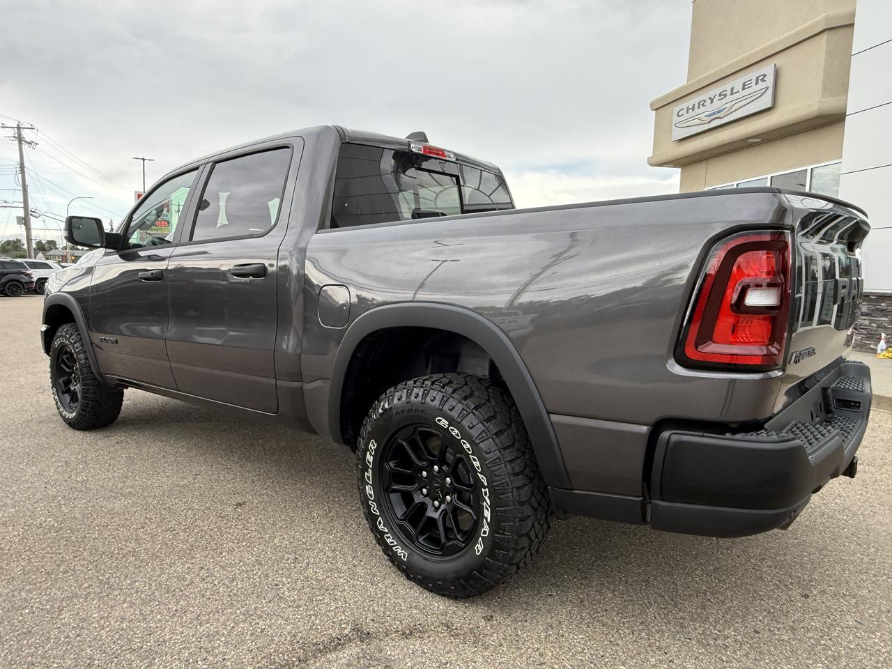 2026 Ram 1500 Rebel Crew Cab 4x4 | 3L Hurricane | Black Red Interior | NAV | 12IN Display | Heated Seats Redwater AB